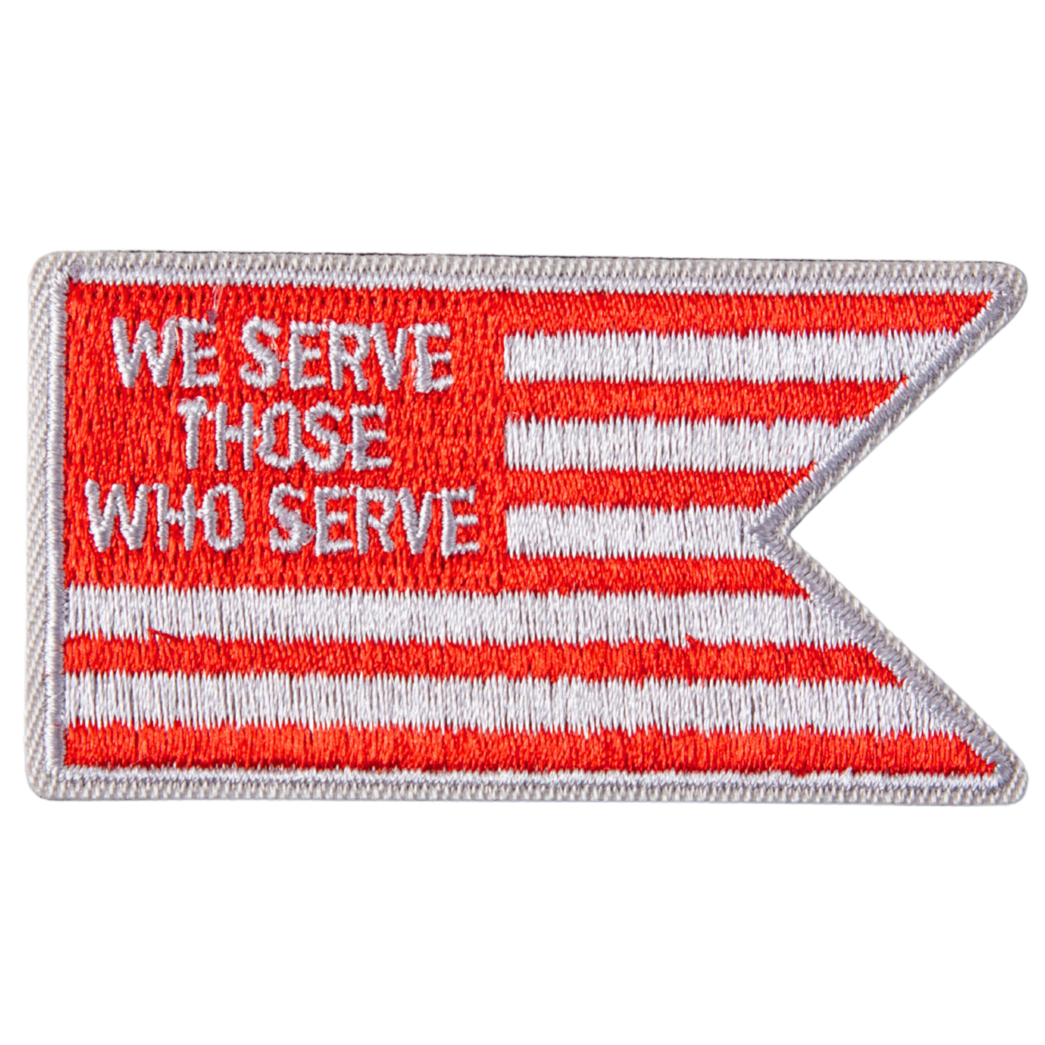 We Serve Flag Patch