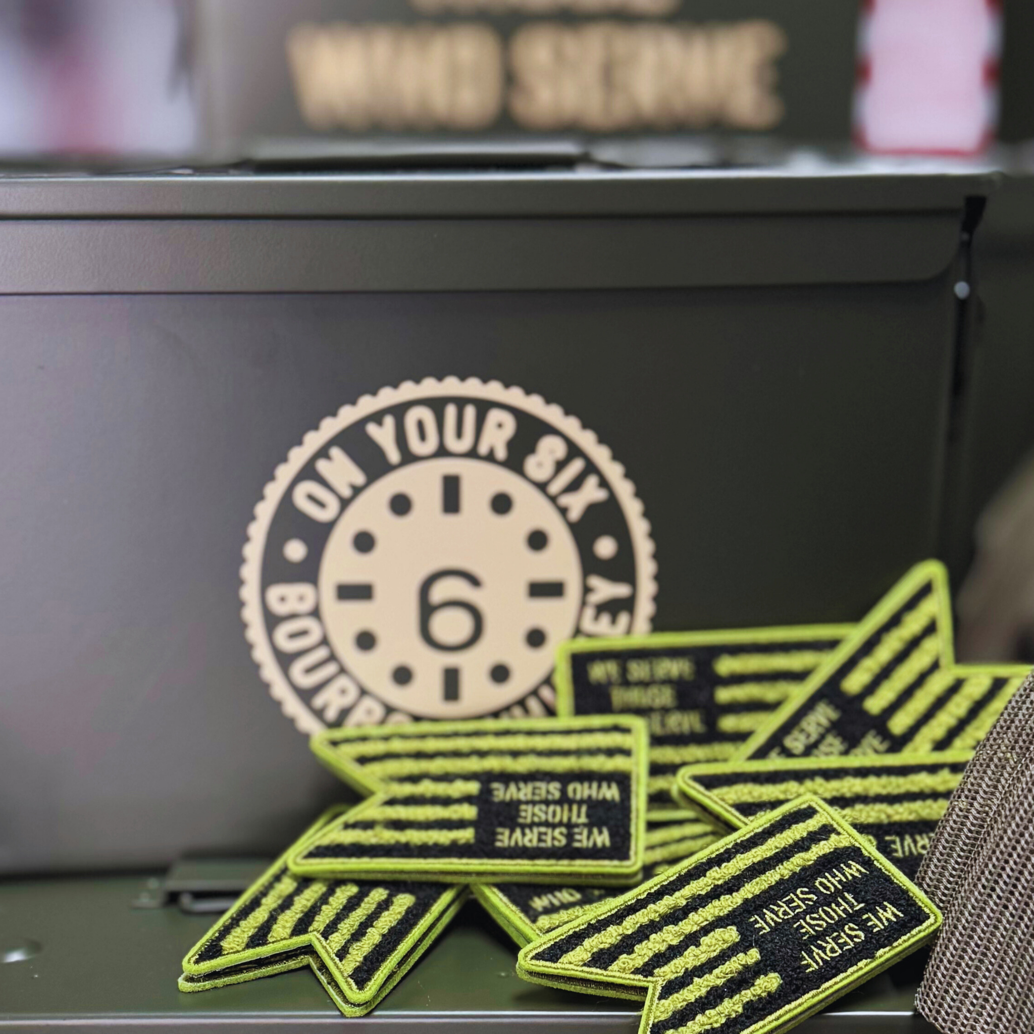 We Serve Flag Patch
