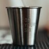 bourbon whiskey stainless steel shot glass gift ideas for veteran
